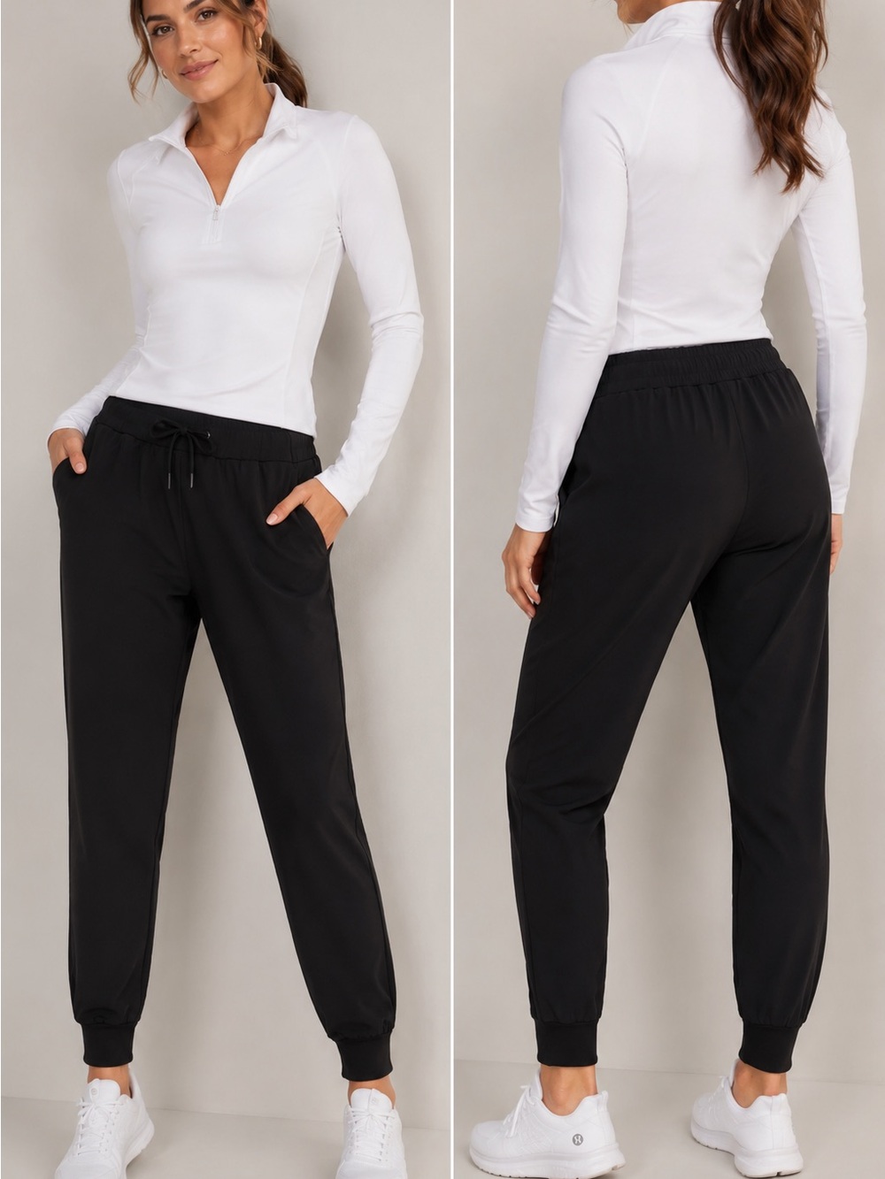 Lululemon on the Fly Women’s Black Drawstring Jogger Pants